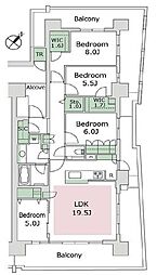 間取図画像 4LDK