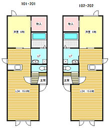 リベルテ 1LDKの間取図画像