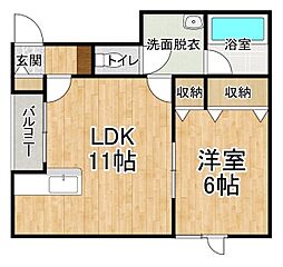 間取図画像 1LDK