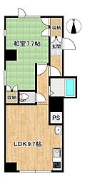 道東総業ビルパーソナルハイツ 1LDKの間取図画像