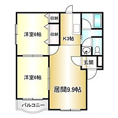 物件の間取り