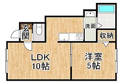 ray(レイ) 1LDKの間取図画像
