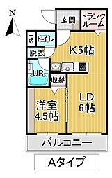 アットホームN 1LDKの間取図画像