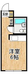 ノースパレス1・12 ワンルームの間取図画像