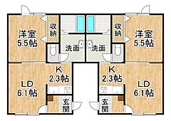物件の間取り