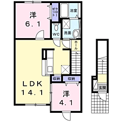 物件の間取り