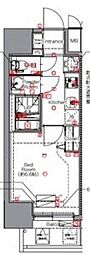 MAXIV名古屋上前津 1Kの間取図画像