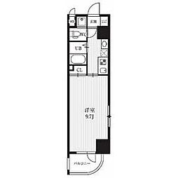 HF久屋大通レジデンス 1Kの間取図画像