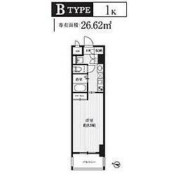 HF久屋大通レジデンス 1Kの間取図画像