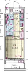 プレサンス桜山駅前アフォード 1Kの間取図画像