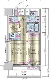 プレサンス上前津ディアシス 1LDKの間取図画像