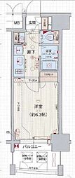 プレサンス大須観音駅前サクシード 1Kの間取図画像