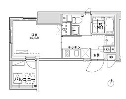 JR山手線 恵比寿駅 徒歩9分の賃貸マンション 10階1Kの間取り