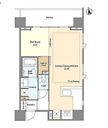 間取図画像 1LDK