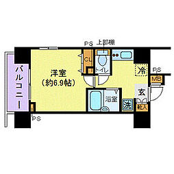 Phoenix南麻布 1Kの間取図画像