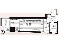 柏木MURA 1Kの間取図画像