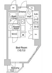COMFORIA代々木上原 ワンルームの間取図画像