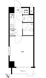ルーブル神宮前 1Kの間取図画像