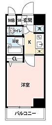 パレステュディオ渋谷EAST 1Kの間取図画像
