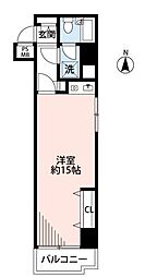 ロイヤルパレス原宿 ワンルームの間取図画像