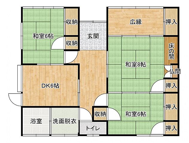 間取り 久留米市北野町塚島133-2