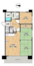 アーク岐阜 3LDKの間取図画像
