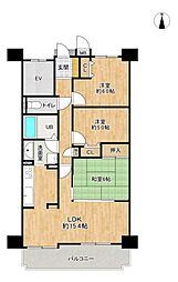 間取図画像 3LDK