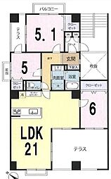 間取図画像 3LDK