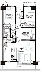 間取図画像 3LDK