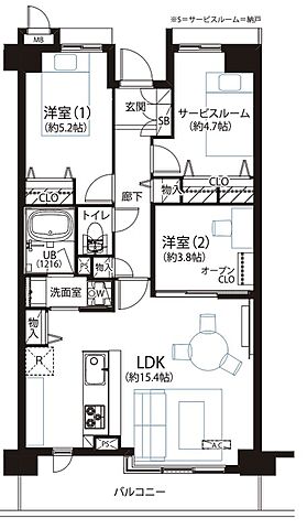 間取り マークミュー横濱シティフロント 4階/★仲介手数料無料★ 403