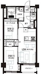 間取図画像 2SLK