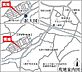 地図：フラワーヒル柿岡の大型団地内の立地となります。
