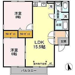 プラムタウン・かつた　Ｂ