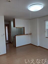 JR津山線 法界院駅 3.8kmの賃貸アパート 1階ワンルームのリビング/ダイニング