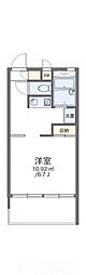 レオパレスソレーユ青江第一 1Kの間取図画像