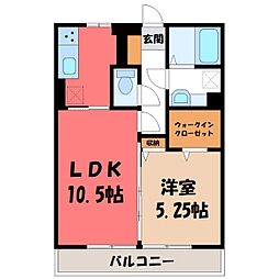 東武伊勢崎線 新伊勢崎駅 徒歩10分 2階/-