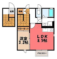 ローズ B 2階