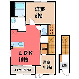 上信電鉄 佐野のわたし駅 徒歩30分 2階/-