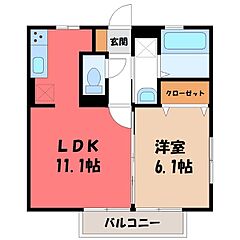 物件の間取り