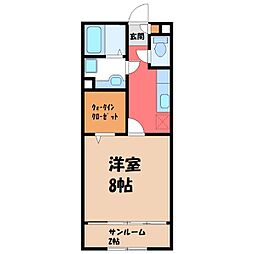 ルビー D 2階/-