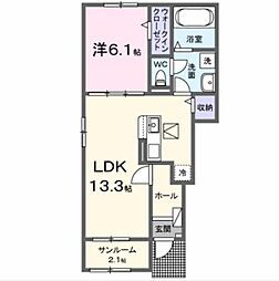 パークアクシス藤岡・B 1階