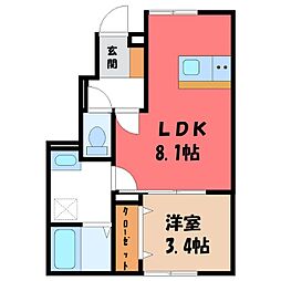 間取図画像 1LDK