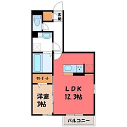 間取図画像 1LDK