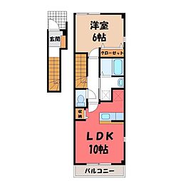 カーサ・ラッフィナート 2階