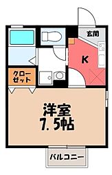 マルベリー 弐番館 2階/-