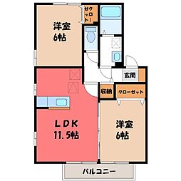 エクレール箱田 A 2階