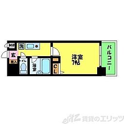 エスリード新大阪第5 1Kの間取図画像