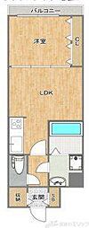 セレノスクエア 5階1LDKの間取り