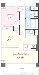 パトリアグランデ 1SLDKの間取図画像