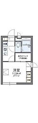 レオパレスハイムシード 1Kの間取図画像